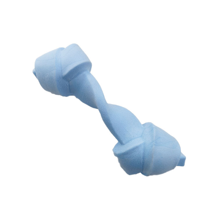 Transfronteriza en stock al por mayor juguete para mascotas TPR espuma leche sabor hueso perro gato aliviando congestión divertido molar juguete de Limpieza de dientes