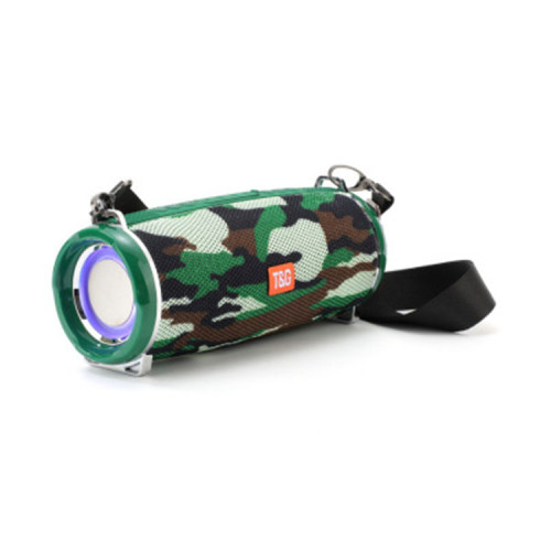 Wireless Bluetooth Speaker Creative Shoulder Strap Mini War Drum Speaker TG192 Dual Diaphragm Card Player
