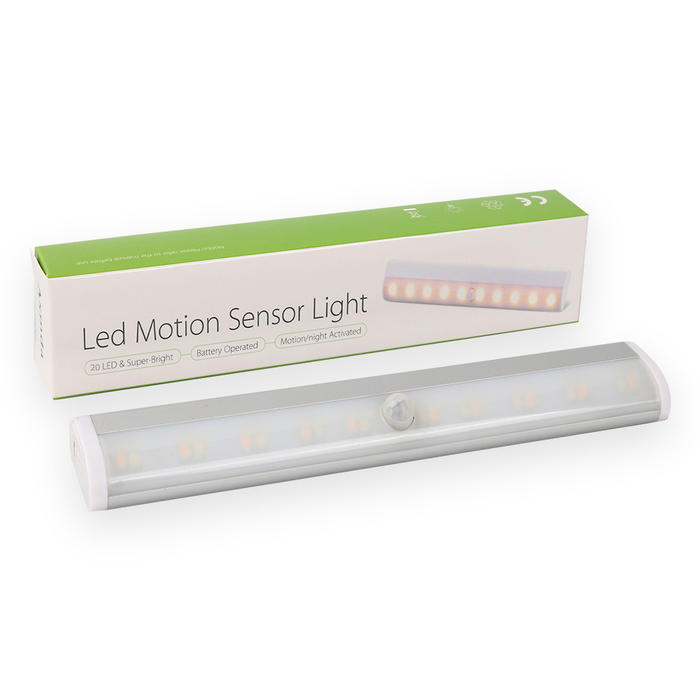 鋁合金led感應燈 人體運動感應衣櫃燈 廠家直銷非充電櫥櫃小夜燈