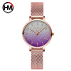 Japanese waterproof fashionable quartz watch, 2019, gradient