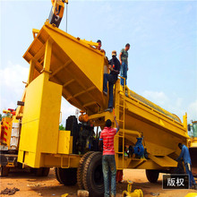海德瀛100型滚筒淘金设备 野外柴油采金机械 全自动砂金机械设备