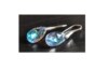 Fashionable crystal, earrings, European style, wish, ebay