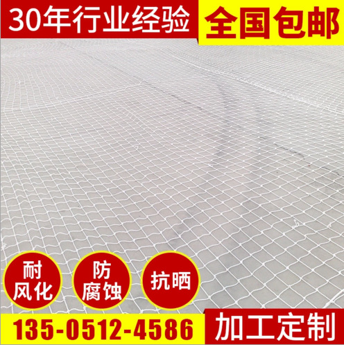 Manufacturers outdoors nylon Sunscreen ageing Safety Net Polyester safety net Flame retardant nylon Safety Net