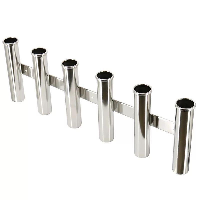 Fábrica de acero inoxidable tres cilindros de cuatro cinco rodas de pescar soporte de barco de pesca soporte de pesca marina