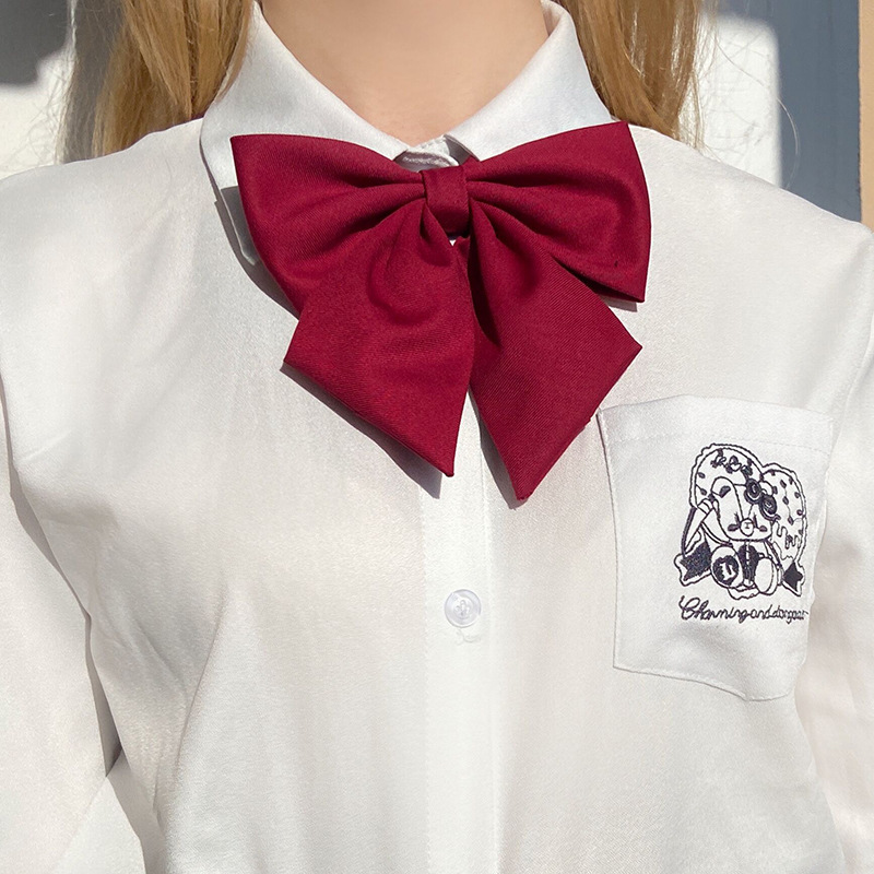 direct deal]solar system student Sailor Take bow Collar isignina Hane JK Bowtie setting TR Solid