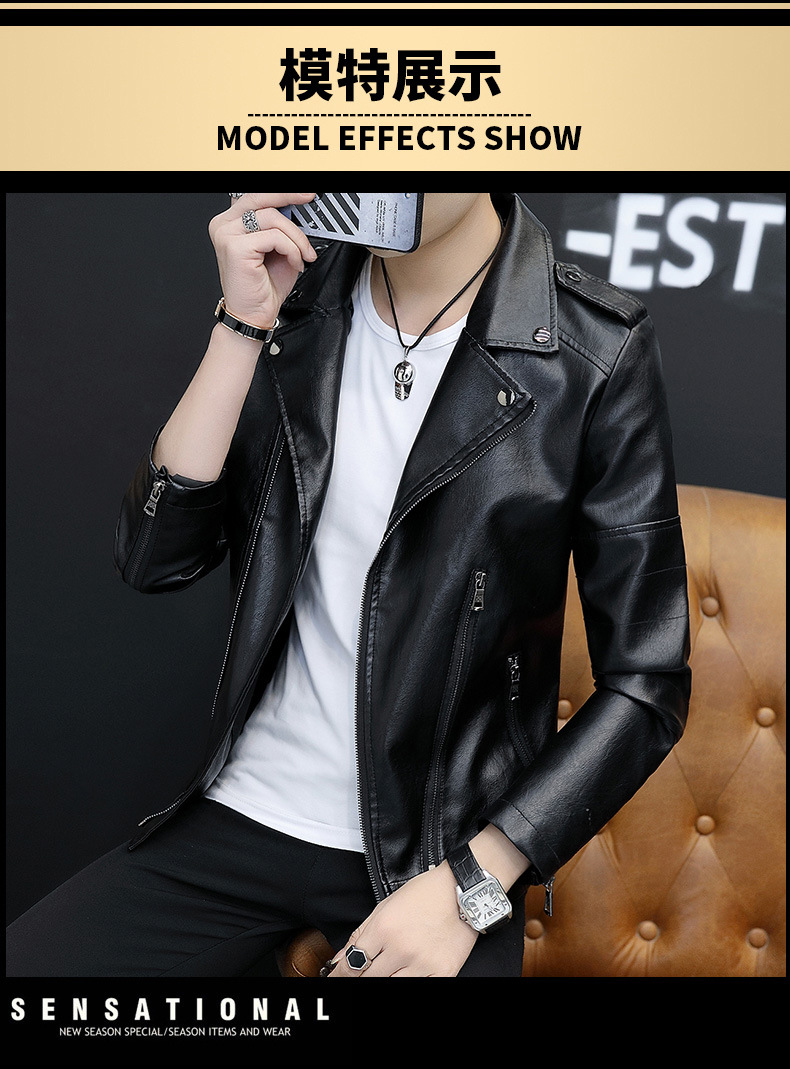 Veste en cuir homme - Ref 3443806 Image 11