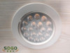 LED 18w Ceiling white/High-gloss silver Leah/San Di Guang