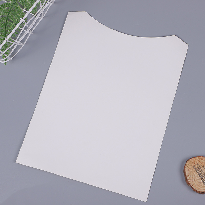 可定做叠衣服白卡纸板 t恤纸板衬板羊毛衫衣服内层包装翻领圆领