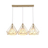 Scandinavian diamond lights for living room, LED modern and minimalistic bar creative ceiling lamp