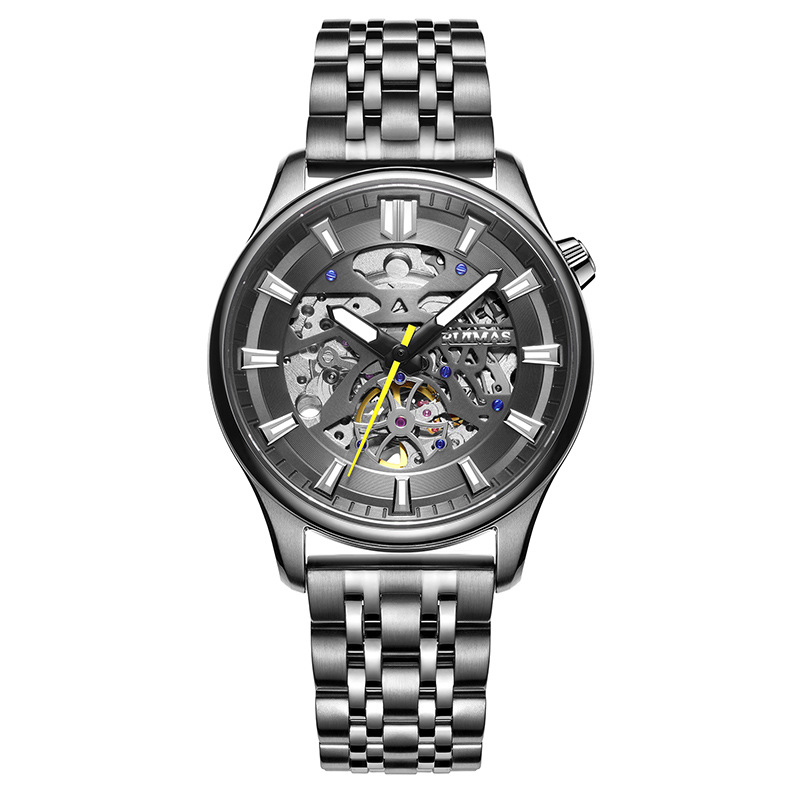 速卖通爆款瑞马仕RUIMAS商务时尚全自动机械表手男士进口机芯6770