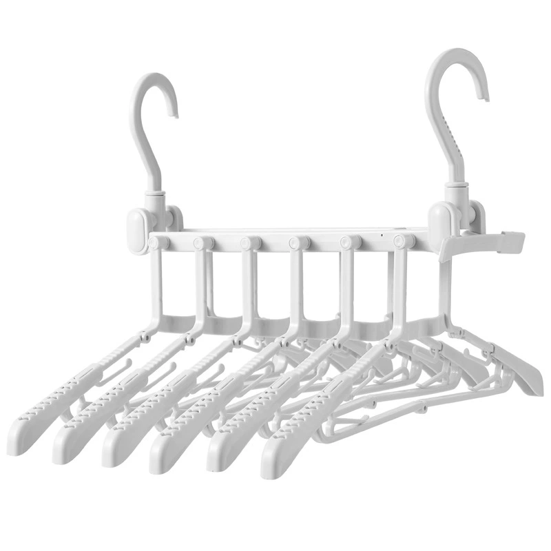 Foldable universal non-slip hanger for home use, drying rack