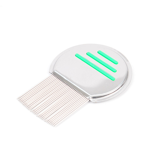 New cross-border pet comb dog flea comb stainless steel threaded needle comb cat grooming supplies wholesale