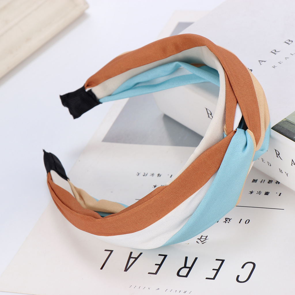 Color Stitching Headband display picture 6