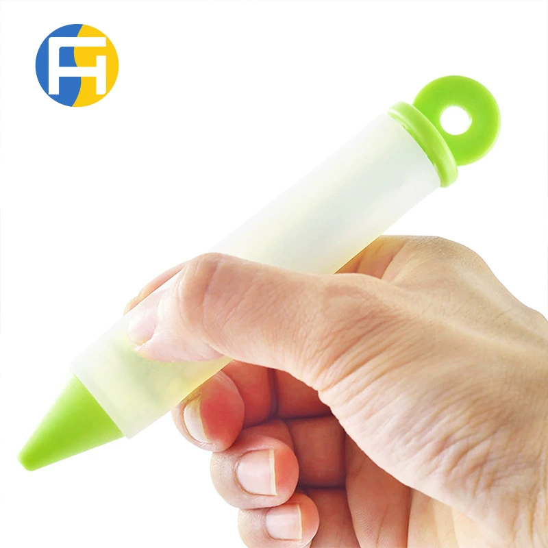 Silicone 4 -headed mouth decorative pen cream chocolate writing pen cake baking biscuits dessert decorative pen
