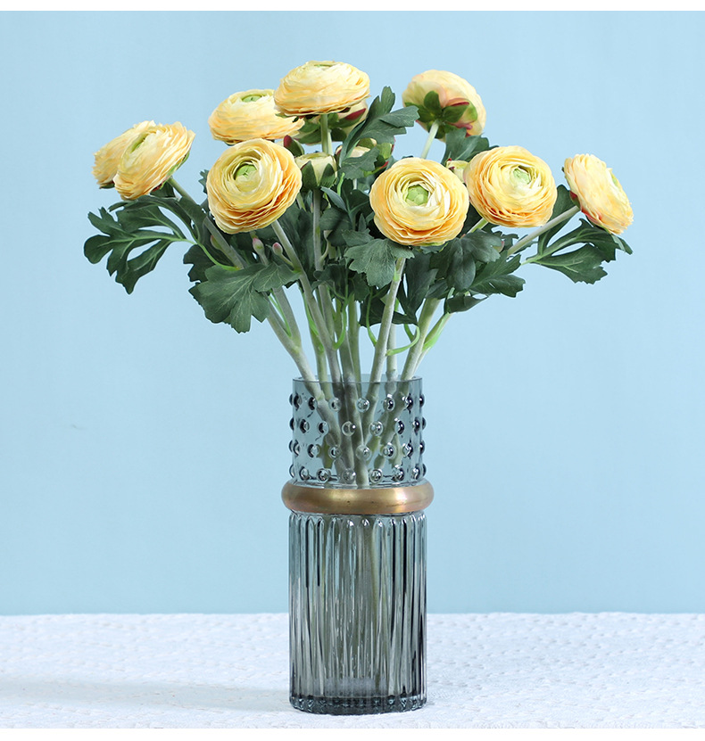 1 Piece Quantity Elegant Romantic Peony Plastic Silk Flower Artificial Flowers