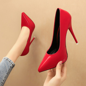 Korean fashion pointed waterproof platform high heels