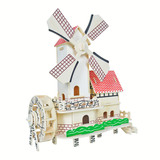 Деревянная трехмерная головоломка, хижина, вилла, DIY, 3D, домик своими руками