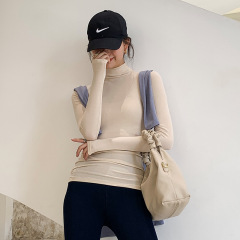 Korean bottoming shirt, autumn and winter new underwear, skin-friendly high collar, slimming, heating and warm inner wear