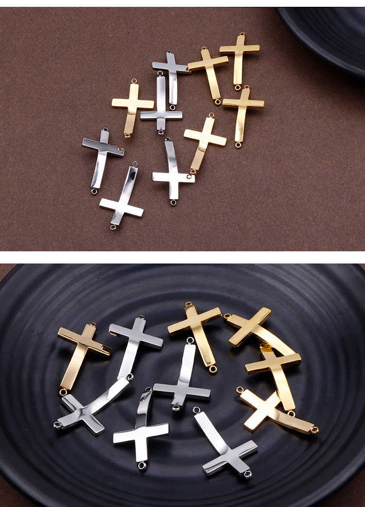 6g Weight Vacuum Plating Gold Plating Process Pendant Jewelry Making Type 18K Gold Plated Plating Material DIY Jewelry Accessories Classification 1 Piece Quantity Titanium Steel Material Solid Color Pattern Polished Finish Plating Design Hip-Hop Style 1 Piece Titanium Steel 18K Gold Plated Solid Color Polished Pendant