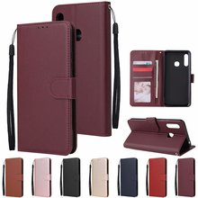 适用于三星A01手机皮套 A81相框钱包支架钱包保护套 A70E纯色皮套