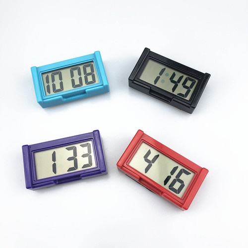 Digital Display Large Screen Car Electronic Clock Stick Portable Car Interior Car Electronic Clock 208