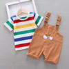 Summer clothing, children's set, summer overall, 2020, Korean style, western style, with short sleeve, wholesale