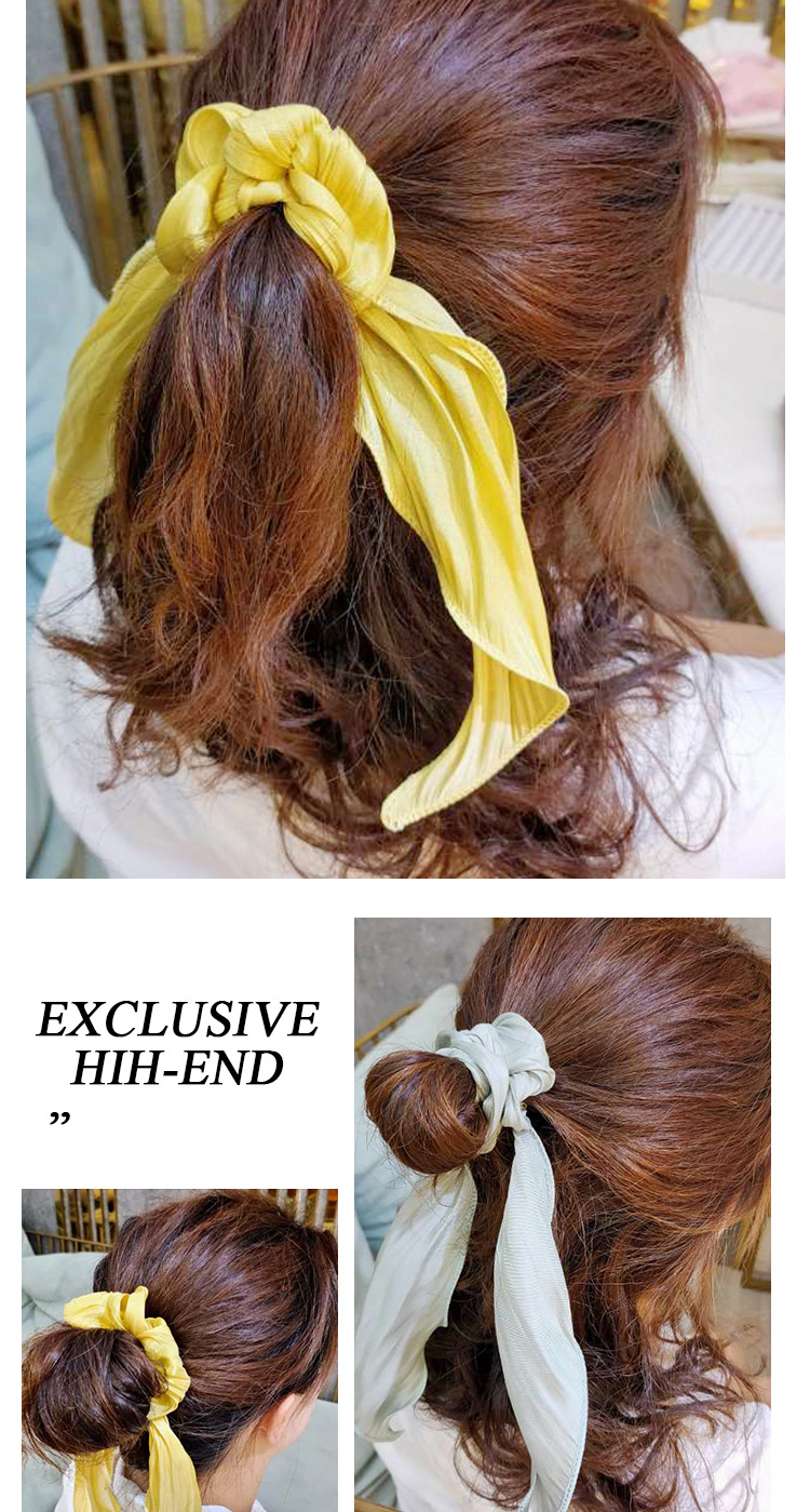 Koreanische Version Der Heißen Online-prominenten Super Fairy Streamer Dickdarm Haars Chnur All-match Candy Farbe Niedlichen Haars Eil Haars Chnur Frauen display picture 2
