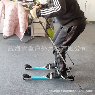 旱地滑板双板陆地越野滑雪滑轮套装儿童成人滑轮传统自由式厂家