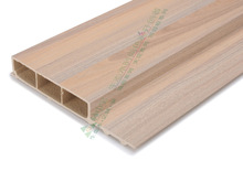 厂家 新型环保护木塑墙板 生态木183大长城板 木纹护墙板