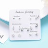 Fashionable earrings, internet celebrity, Korean style, simple and elegant design