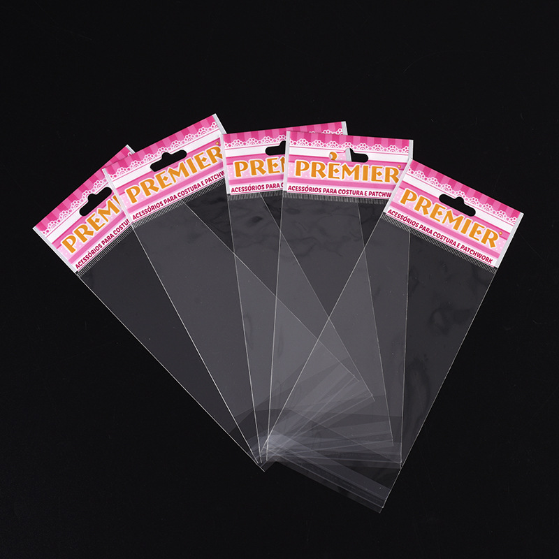 现货OPP袋 定制不干胶自粘塑料包装袋 双层透明加厚服装饰品袋