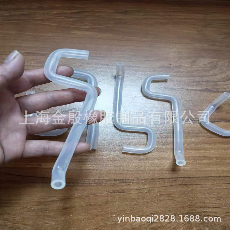 净水机硅胶弯管接头弯管食品级硅胶弯管来图来样做各种弯管