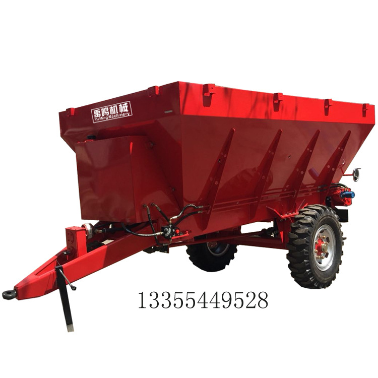 农场用撒粪车 有机肥用的  撒肥车 猪牛羊粪抛撒 四轮拖拉机