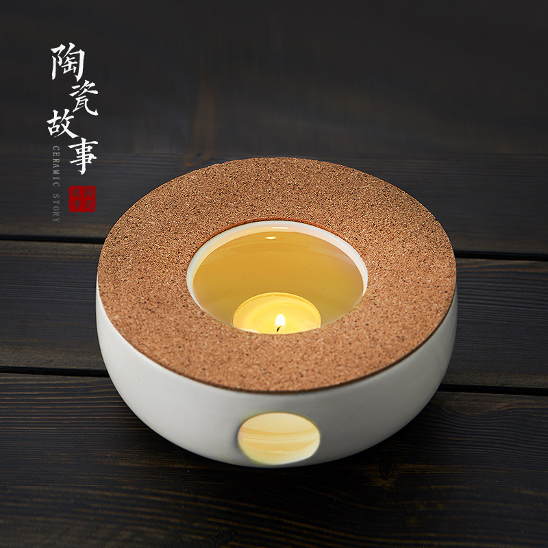 蜡烛煮茶炉温茶器水果花茶茶具套装玻璃茶壶茶杯日式保温加热底座|ms