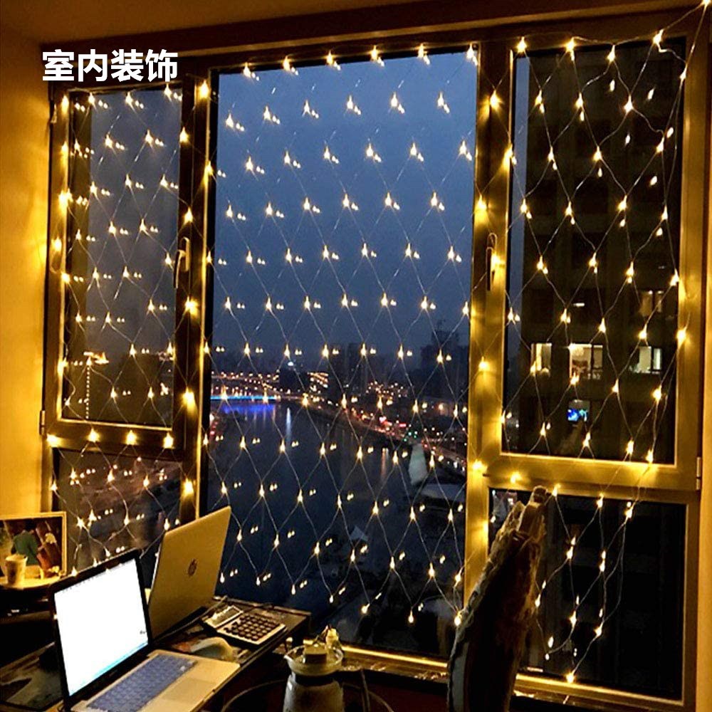 led网灯户外防水渔网灯低压网状闪满天星LED 灯串圣诞树装饰彩灯-阿里巴巴
