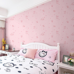 Thickened cartoon wallpaper self-adhesive dormitory renovation wardrobe desktop stickers dormitory background wall decoration wallpaper