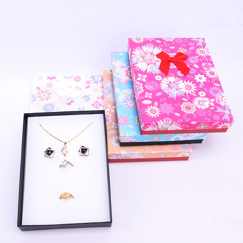 首饰包装盒纸盒珠宝饰品展示套盒收纳戒指耳环吊坠项链盒子礼物盒|ms