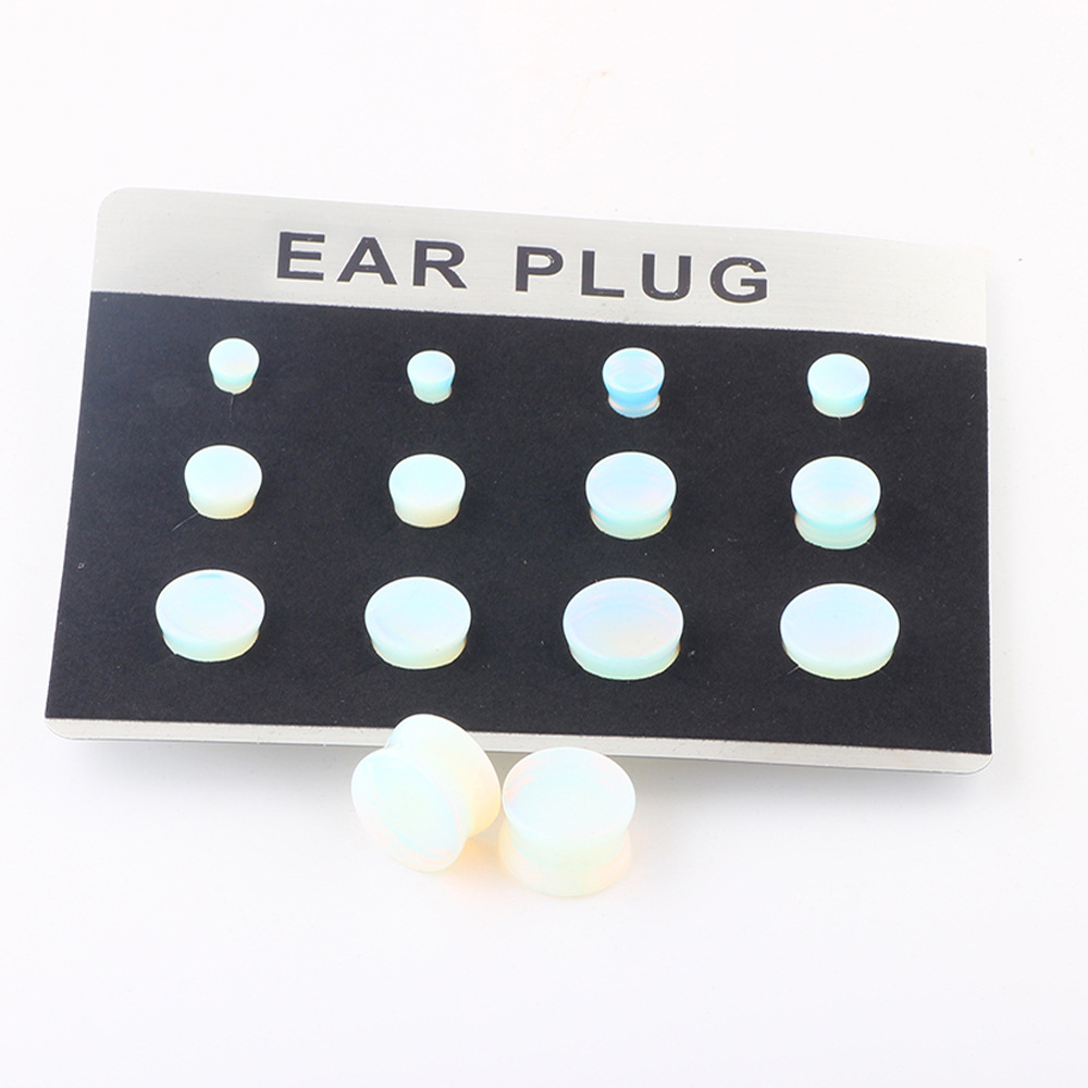 Amazon Hot Stone Auricle Ear Enlargement Piercing Jewelry Set Earrings Outlet detail image 11