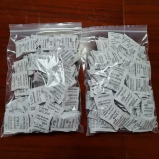 100 Packets Silica Gel Desiccant 硅胶干燥剂1克 跨境专供厂家