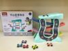 Children's subway for boys, toy, transport, inertia racing car, set, 1-3-5 years