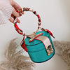 Acrylic shoulder bag, fashionable bucket, ring, box, internet celebrity, 2022, Korean style, wholesale