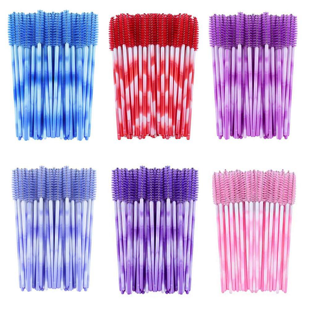 Cepillo de pestañas espiral desechable color Rod rizador de pestañas cepillo de cejas mini cepillo de pestañas peine de pestañas herramienta de maquillaje