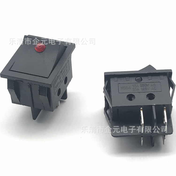船型开关 KCD4 带猫眼 大电流船型开关 颜色可选 免费测试