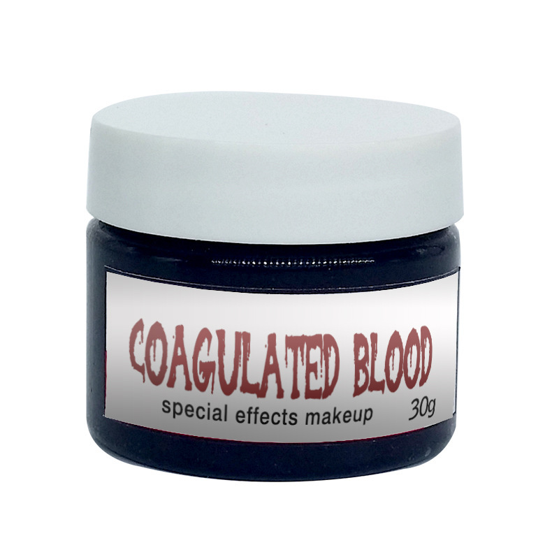 Halloween makeup fake plasma props fake plasma dry plasma wound zombie face makeup blood paste female ghost