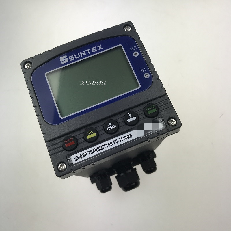 上泰SUNTEX PC-3110RS/SET智能型pH/ORP变送器工业在线PH监测仪