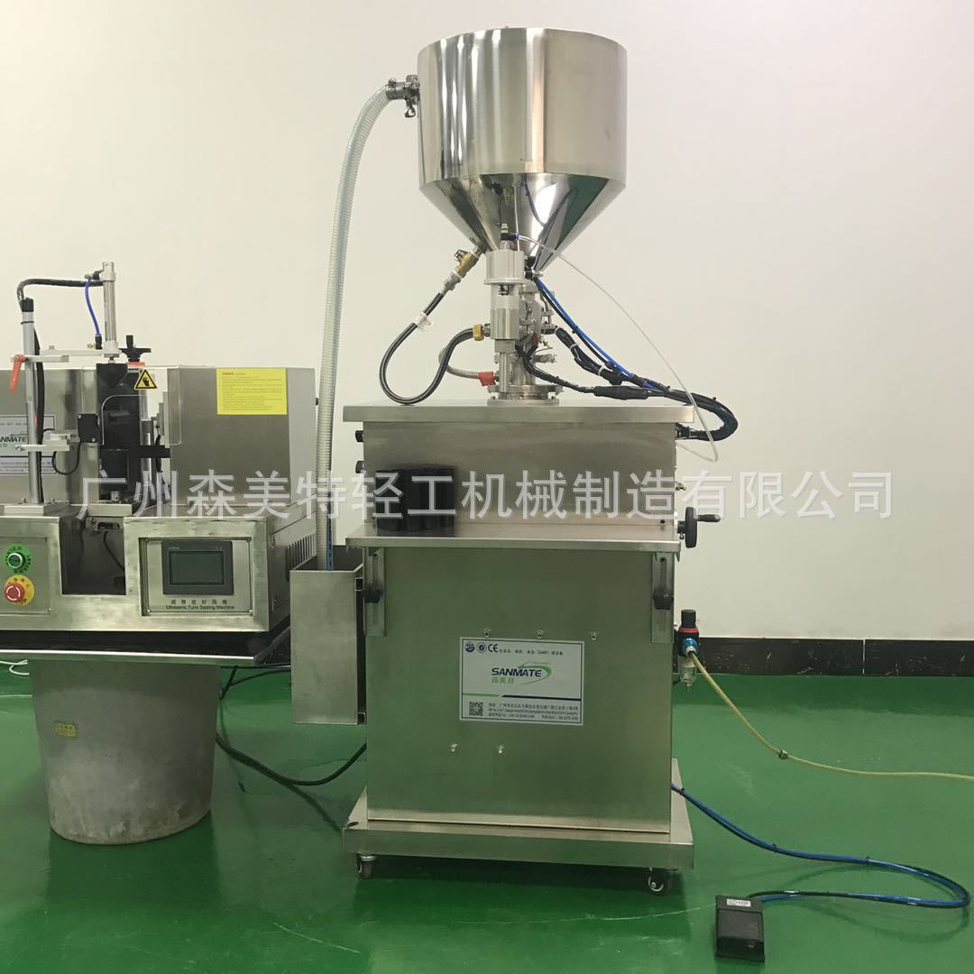 指甲延长胶灌装机甲油胶树脂胶加热恒温灌装灌装机带防料拉丝功能