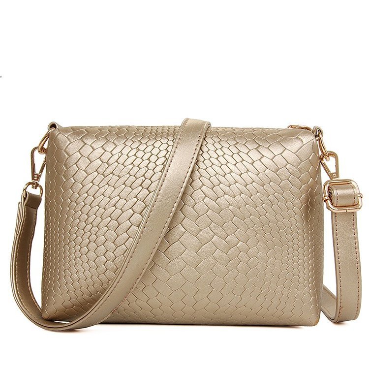 2020 Summer In Europe And New Pu Handbags Shoulder Messenger Portable Zipper Serpentine Zi Mu Bao Three-piece Package