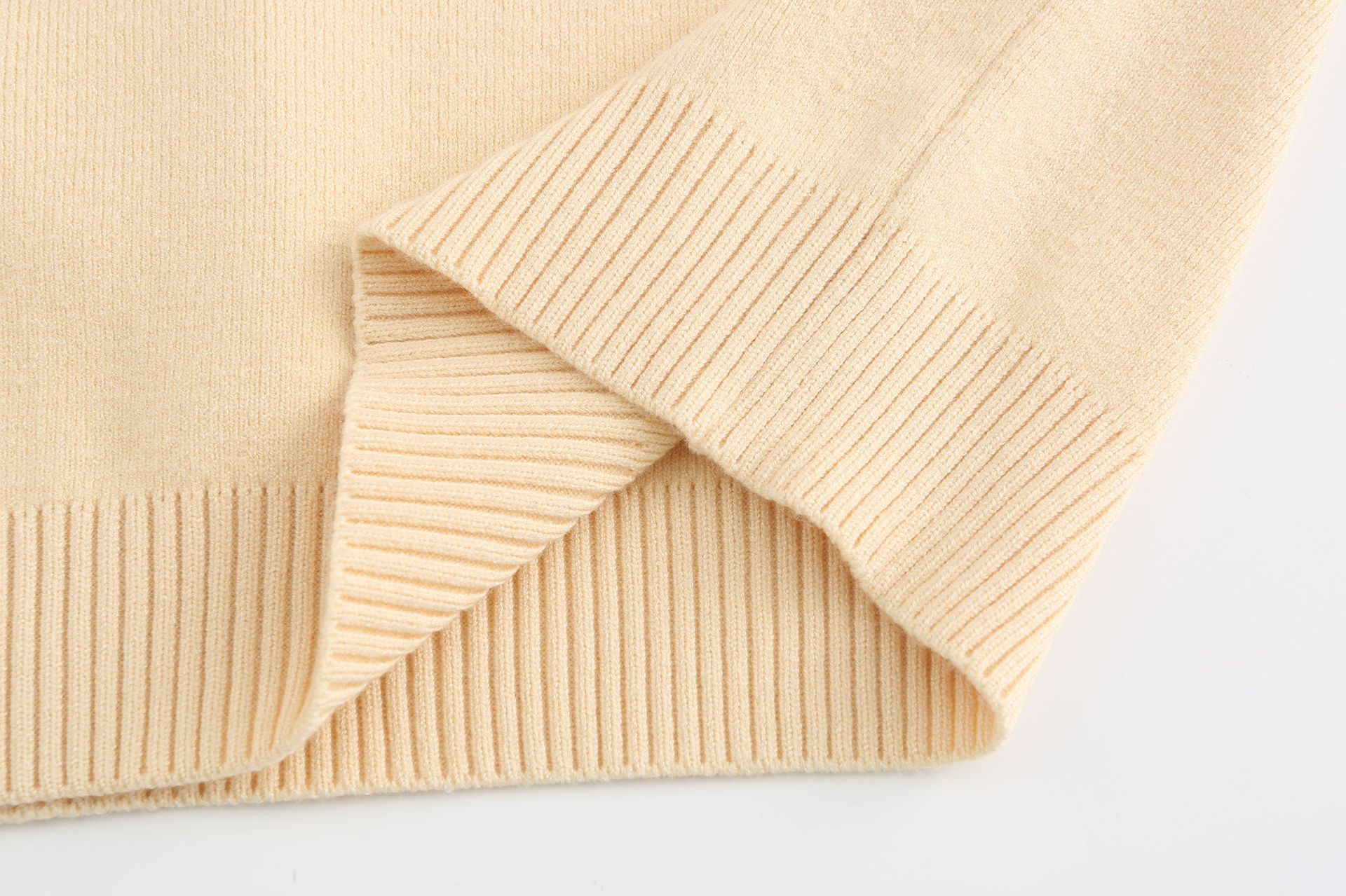Women's Sweater Set Summer Macaron Colour Matching Co-ord Suit_voghion.com