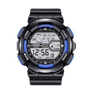 Spaceman Square Teen Watch Boys and Girls Junior Senior high school Students Cool Waterproof Chronograph Children's Electronics
