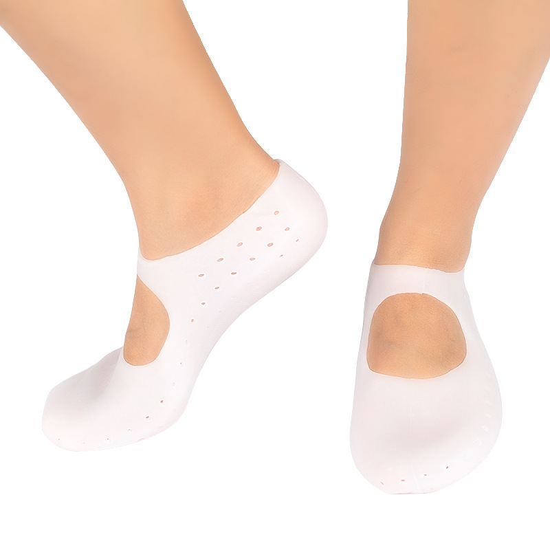 Silicone boat sock foot cover SEBS breathable moisturizing anti crack sock cover rejuvenating sole protection sock cover full sole sheath